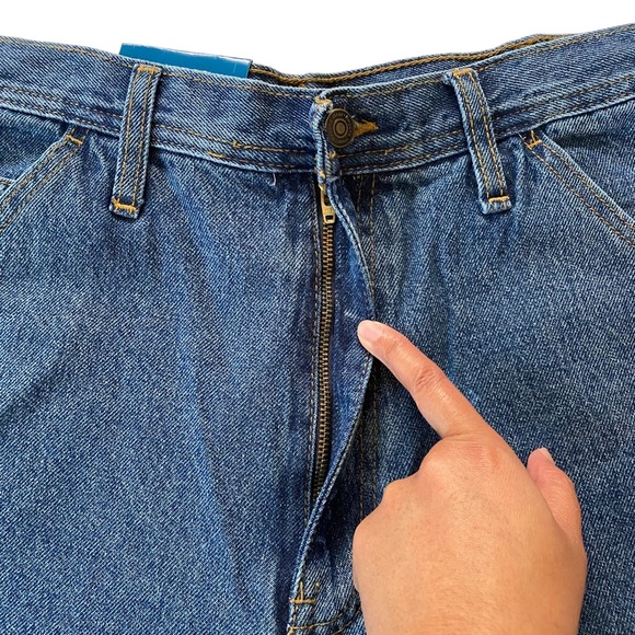 NWT RW Rugged Wear Loose Fit Carpenter Jeans Men’s Size 34 x 30 - Picture 6 of 13